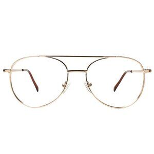 Clearly Atlin Gold Pilot / Aviator Glasses Frames